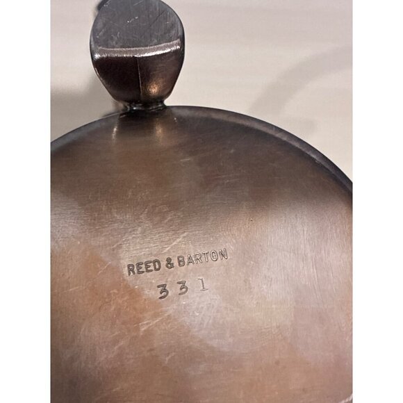 1940's Reed & Barton 331 Silver Plated Footed 4 Candlestick vintage Holder - Picture 3 of 6